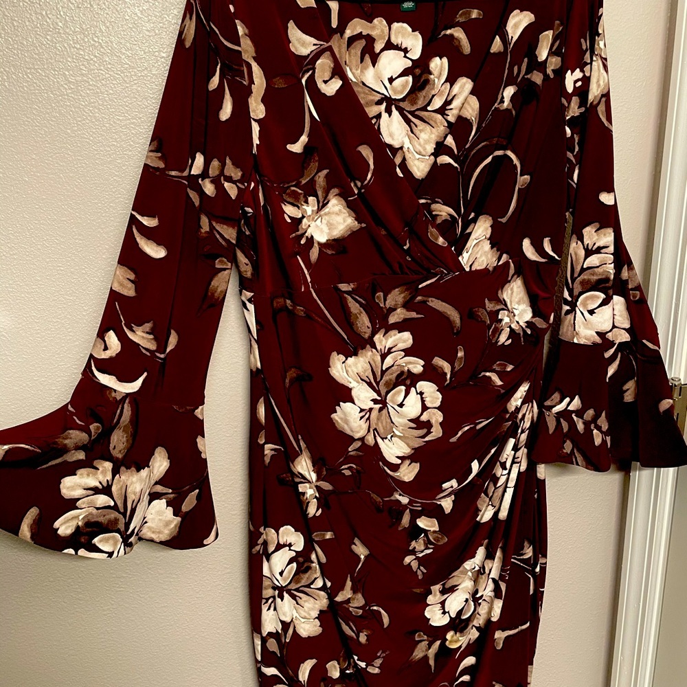 Ralph Lauren Deep V neck dress